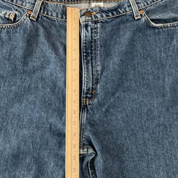Vintage Levi's 522 Womens Blue Tapered Fit Tapered Leg Denim Jeans Plus 22 Short - Picture 8 of 10